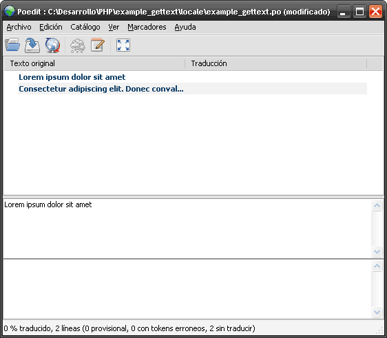 Traducir con Poedit
